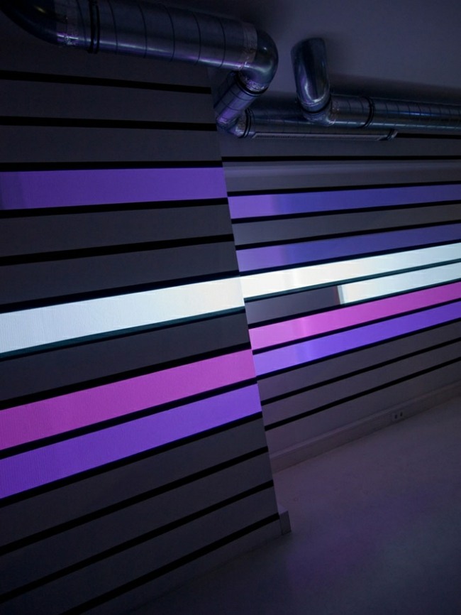 Wand LED Video Lichteffekte Streifen modern