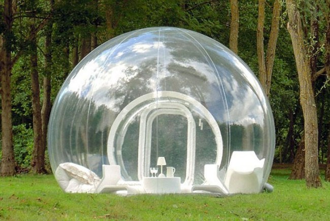 entspannte ambiente aufblasbares haus design als casa bubble