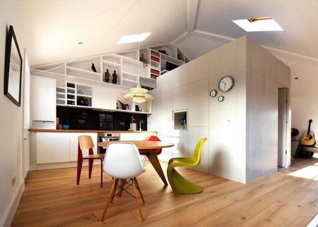 eszimmer küche moderne dachwohnung von craft design