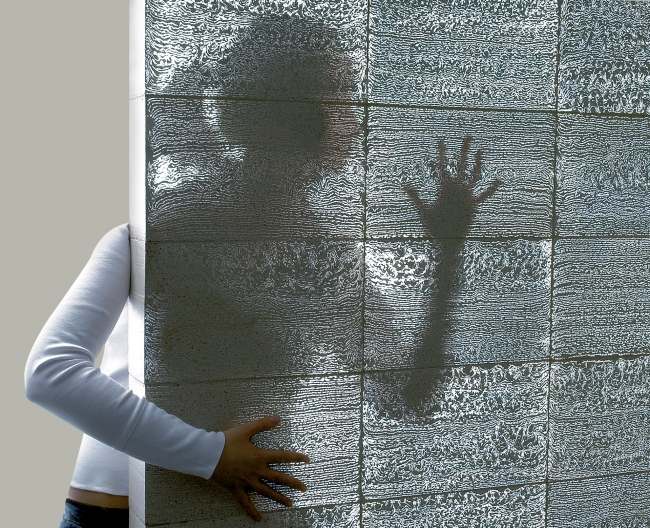 feine fiber transparentes beton design von andreas bittis