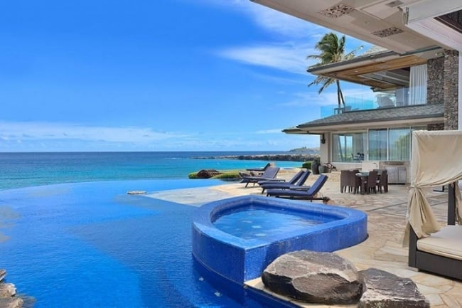 ferienhaus auf hawaii juwel maui infinity pool terrasse