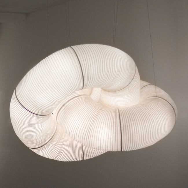 flexible modulare papierlampe Anthony Dickens
