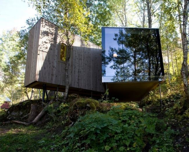 glas holz juvet designer landschaftshotel in norwegen