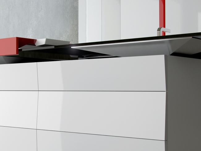 grifffreies design prisma küchen design von experientia toncelli