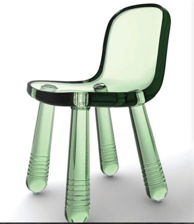 grün transparent modenes möbeldesign von magis