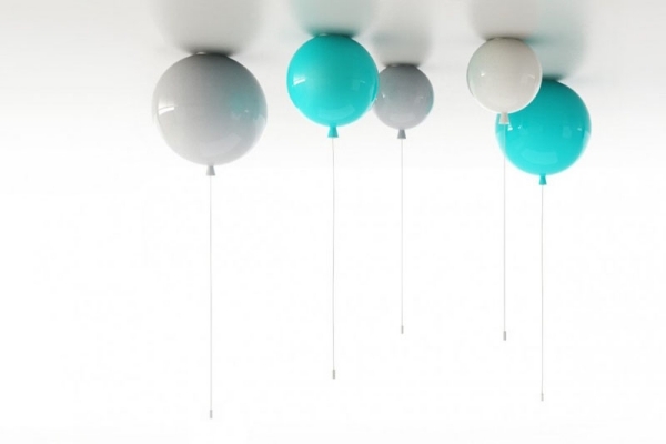 hängelampen rund verspielte designer leuchten in ballon form