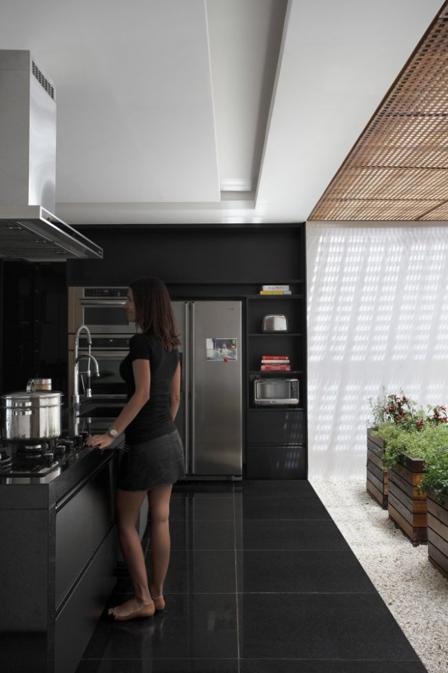 küche schwarz modernes haus design von guilherme torres