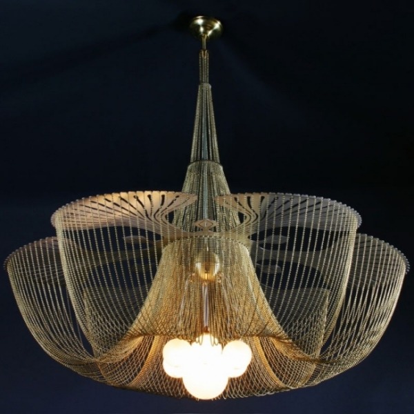 metall goldig willowlamp kronleuchter design aus stahl