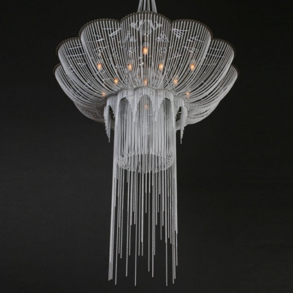 metall weiß willowlamp kronleuchter design aus stahl