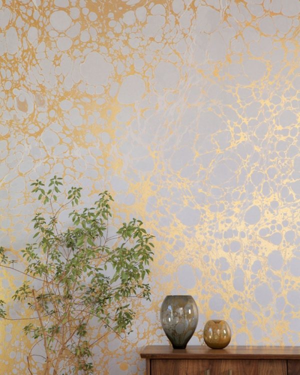 metallische farben designer tapeten von calico wallpaper