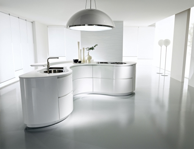 minimalistischen stil modernes küchen design von pendini