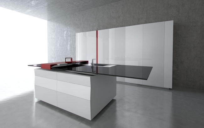 moderne kücheninsel prisma designer küche von experientia toncelli
