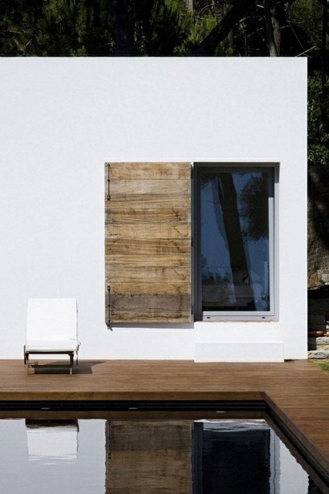  Design minimalistische Architektur weiße Fassade