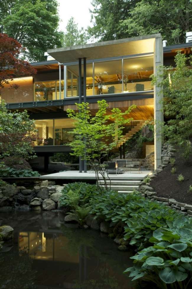 natur umfeld southlands modernes wohnhaus in vancouver