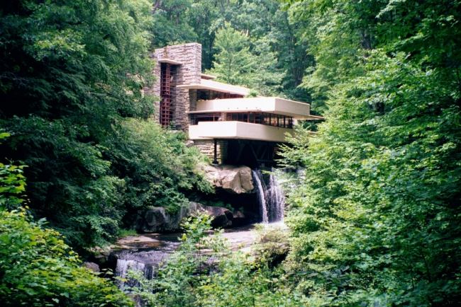 natur umgebung fallingwater architektenhaus von frank lloyd wright