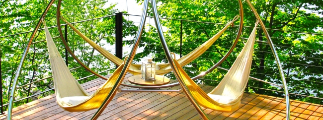 runde formen hängematte designs von trinity hammocks