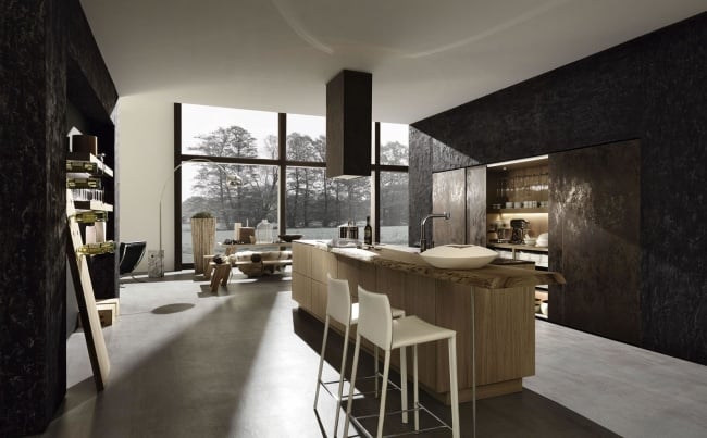 rustikale ambiente moderne küchen designs neos von rational
