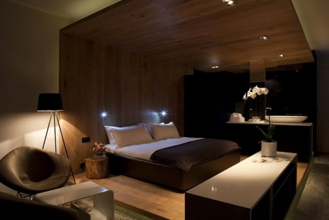 schlafzimmer beleuchtung pod boutique hotel in kapstadt