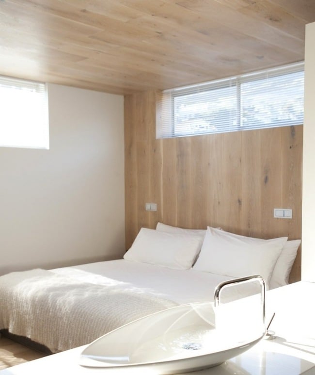 schlafzimmer minimalistisch pod boutique hotel in kapstadt