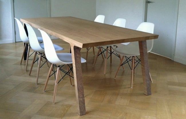 einrichten Parket Stühle Holz moderne Möbel
