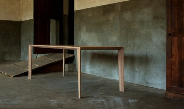 stilvoll modern hölzern Tisch Esszimmer Möbel Design