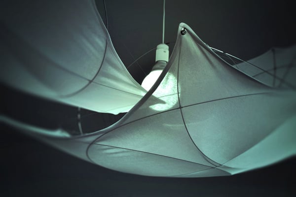stoff weiß ikarus lampen design vom mythos inspiriert