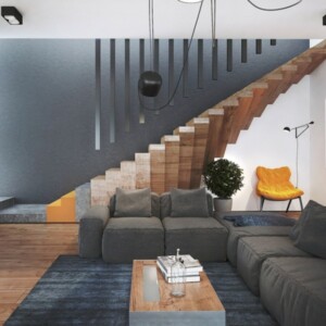 treppen designs effekt nuancen holz modern wohnzimmer