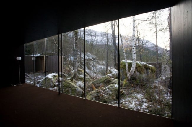 winter panoramablick juvet landschaftshotel design in norwegen