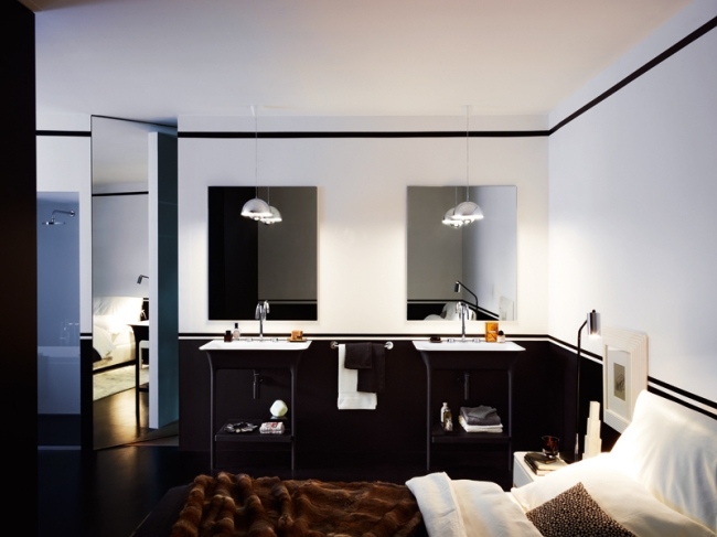 Bad im Schlafzimmer-Sanitär Armatur minimalistisch MIschbatterien-Savoy 