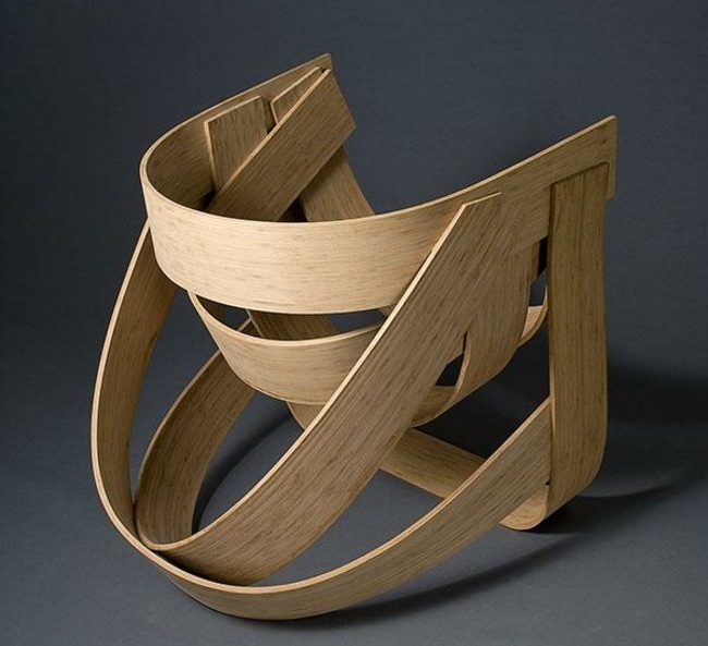 Designer Möbel Rückenlehne ergonomisch Holy Bambus