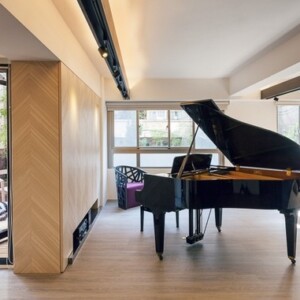 Einzimmer Wohnung-Patio Verglasung-Klavier modern mini Küche