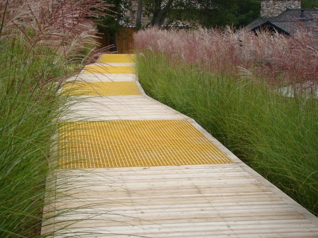 hoher Gras Garten japanischer Stil