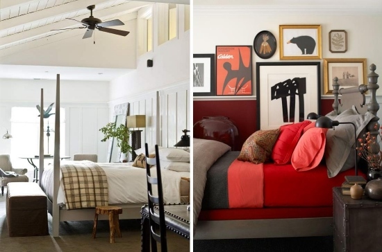 Herbstfarben Deko-Ideen Schlafzimmer-Betten Decken Ambiente zum Genießen