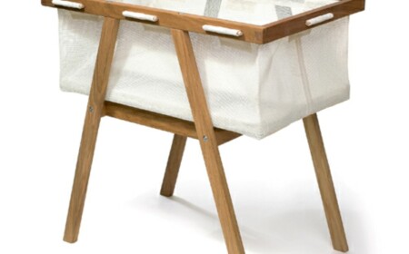 Holz Babybett weiche Baumwolle Korb Design