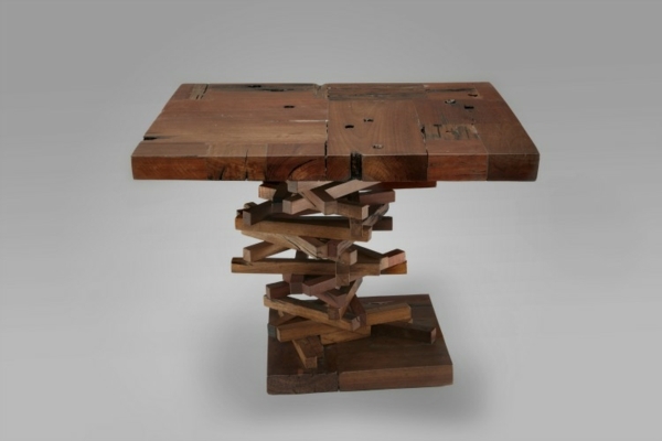 Holz Tisch Design Stühle Esszimmer Einrichtung
