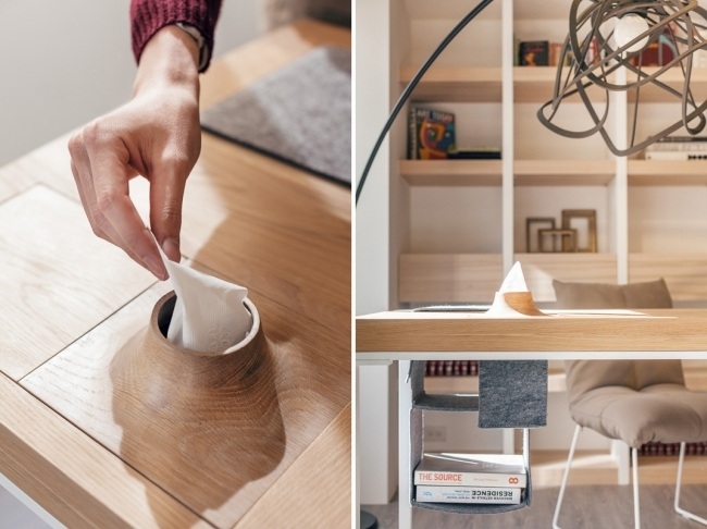 Holzmöbel Tissue-Box Integriert-modern-Interieur Design