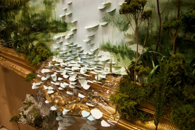 dreidimensionale Bilder Fluss Papier