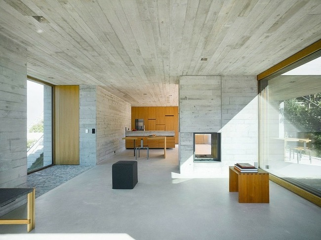 Betonhaus Innenarchitektur modern minimalistisch