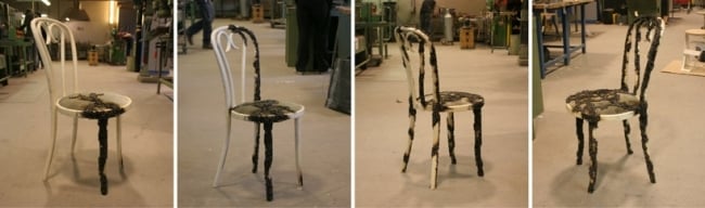 Metallrohren ringe schweißen-antike Stühle Rahmen