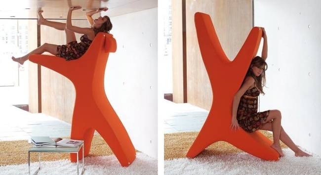 Multifunktionelles Möbel-Anwendung finden Orange Farbgebung 