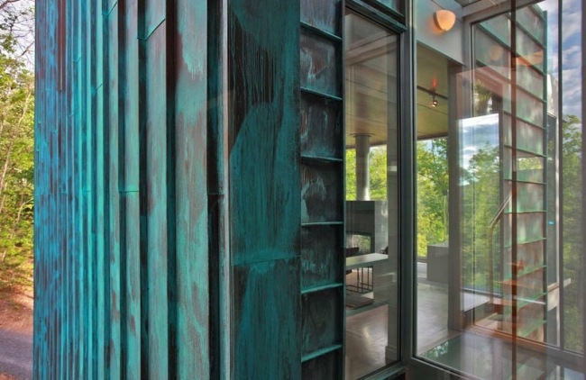 Natürliches Aussehen-Trevor Price-Architecture Entwurf Kupfer Verkleidung
