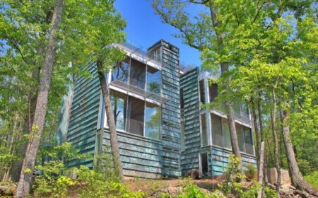 Passivhaus im Wald-Bruneel Residenz-energieeffizient bauen am Hang