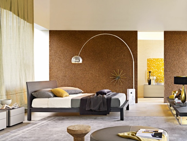 Kork Wand Bett Design italienische Möbel