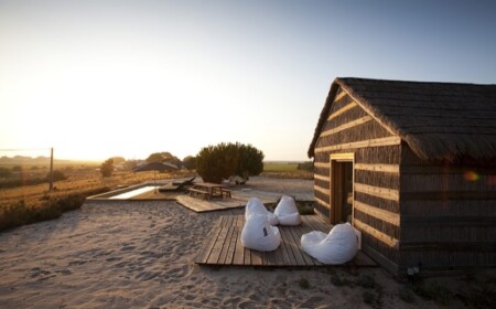 Strandhütte mit Pool-Wochenendhaus Portugal CasasNaAreia