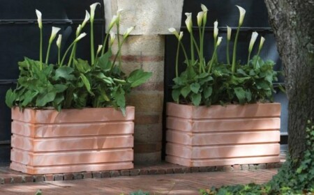 Terracotta Pflanzgefäße-Kübel Garten-Gestaltung windowbox