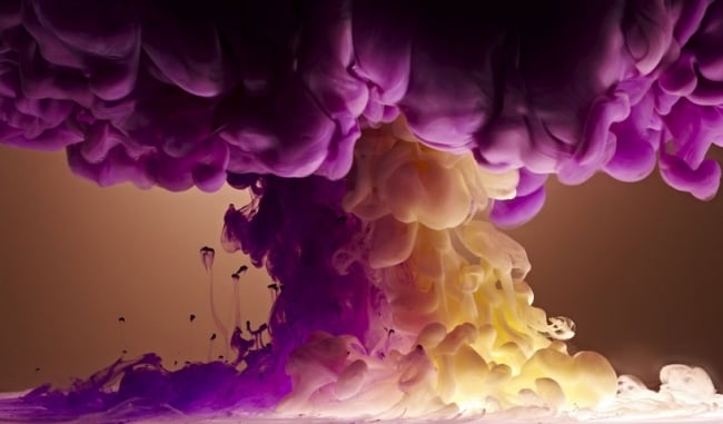 Unterwasser Fotos Bilder-Farbenwelt mark mawson-acqueous farbexplosionen