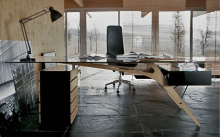 Zanotta Schreibtisch modernes Design stilvolle Büro Möbel