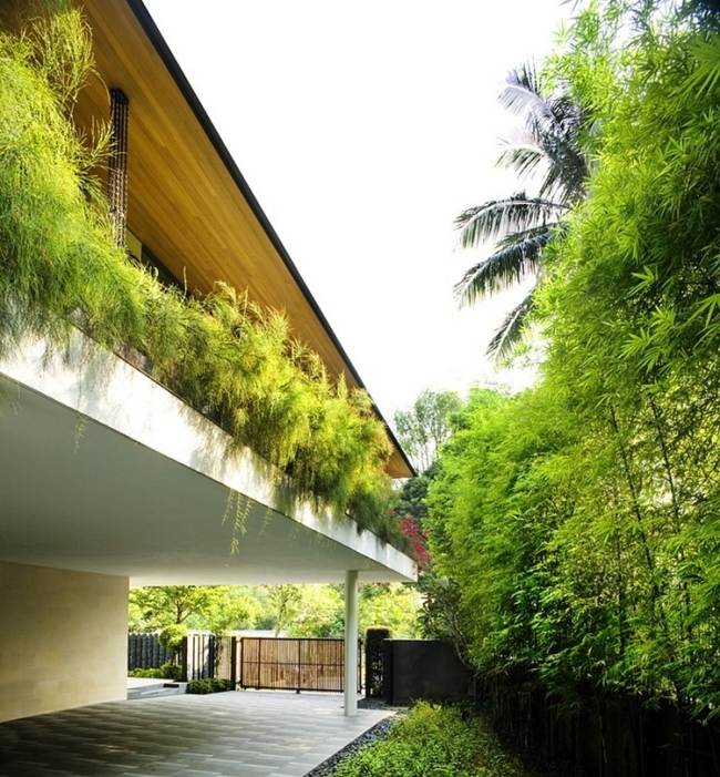 bedeckte terrasse tangga wohnhaus design von guz architects