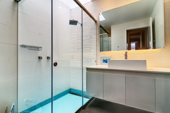 duschkabine glastür casa seta designer wohnhaus mit dachterrasse