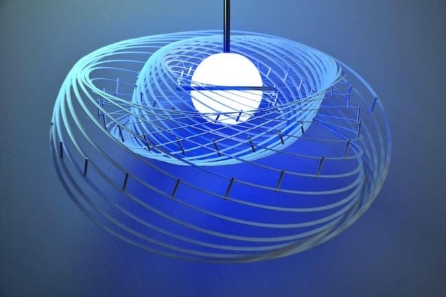 heliozentrische system helio pendelleuchte design von bartek studio